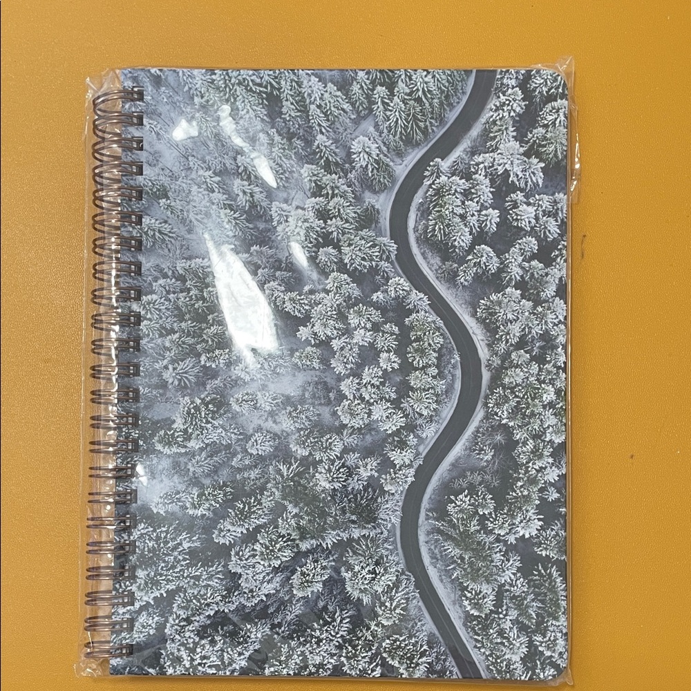 Saks Fifth Avenue Black Spiral Notebook